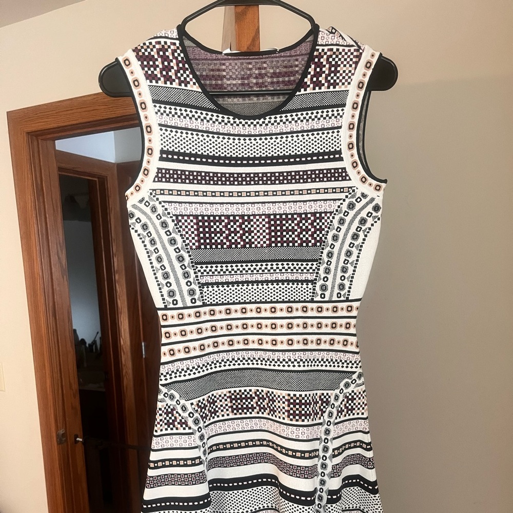 NWT DVF- heavy sweater tank dress- showstopper!